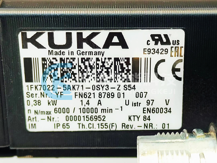 庫卡伺服電機00-156-952 1FK7022-5AK71-0SY3-Z S54 庫卡伺服電機00-156-952 1FK7022-5AK71-0SY3-Z S54