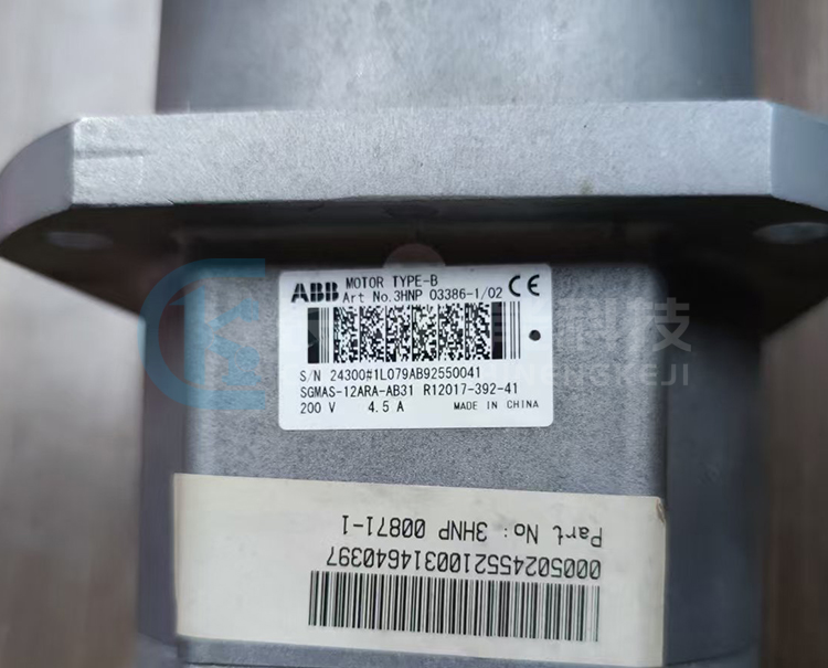 ABB噴涂機(jī)器人電機(jī)3HNP03386-1/02